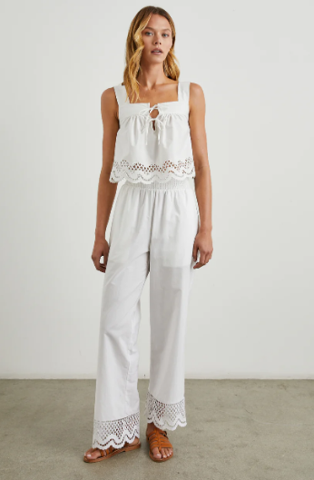 White Blythe Top & Henrik Pant